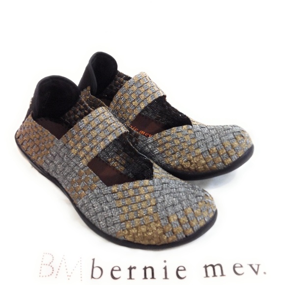 Bernie Mev Women's Cuddly Mary Jane Flat Bronze - Picture 1 of 3